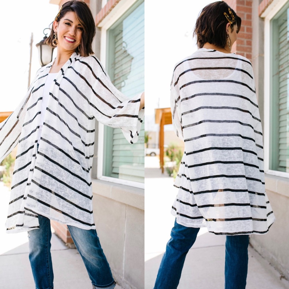 LAST ONE❗️Knit Perfect Striped Cardigan - Picture 3 of 6